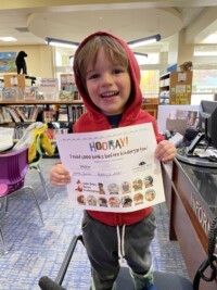 Celebrating reading 1000 books before kindergarten