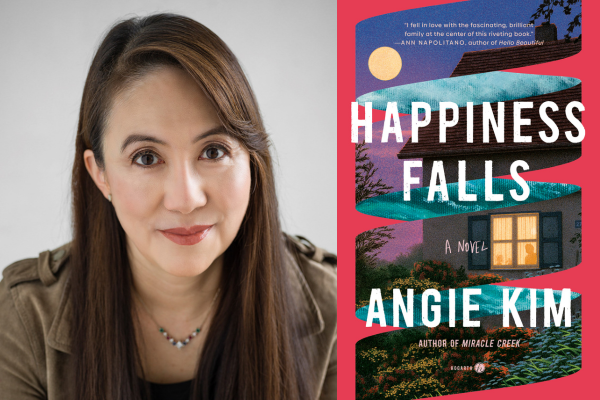 image of Angie Kim and Happiness Falls book cover