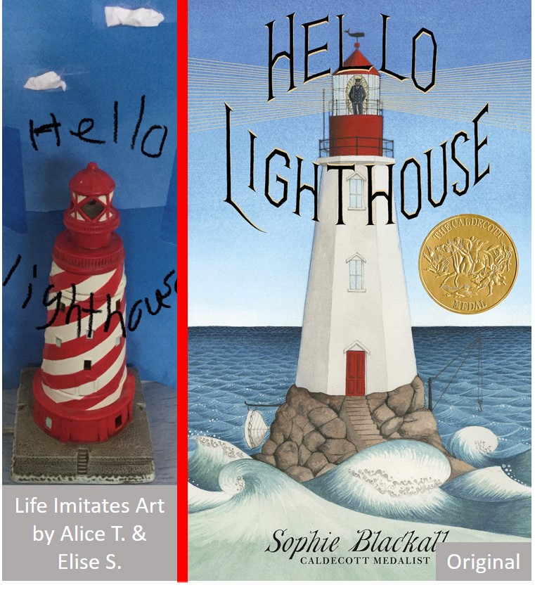 Hello Lighthouse Life Imitates Art Book Cover